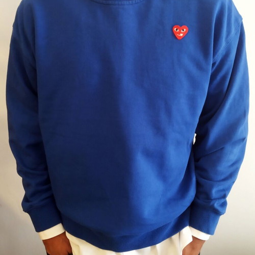 Comme Des Garcons Men's Shirt Like New, Ultramarine Blue, Size L