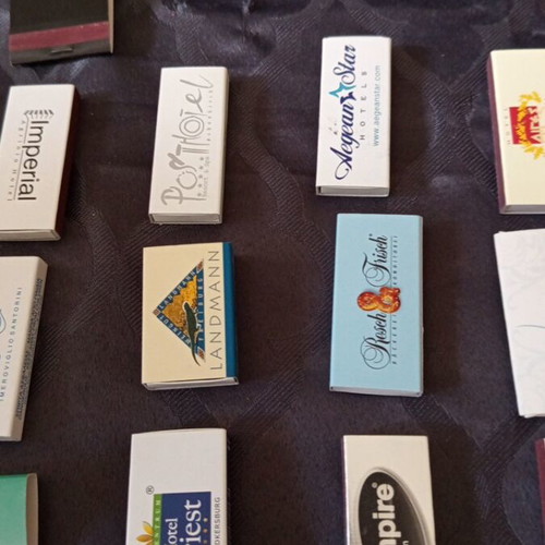 Matchboxes pack of 50 like new, various types and sizes