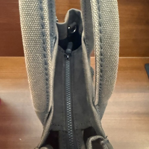 Marc Jacobs μικρή τσάντα tote μεταχειρισμένη, μαύρη καμβά με ασημένια εξαρτήματα