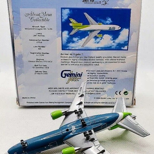 Gemini Jets JMC Air Douglas DC-10 Model 1:400 Scale New