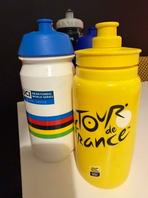 Sports water bottles for bicycle new, set of 2 pieces