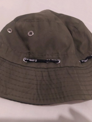 Bucket hat used, olive green