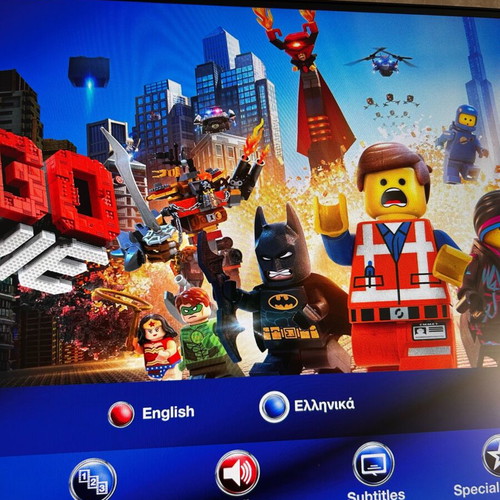The Lego Movie Blu ray used, Greek language