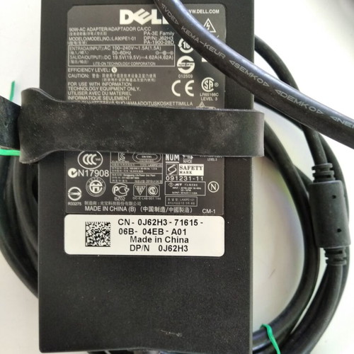 Dell Adapter Euro E4 130W 7.4mm AC Kit used