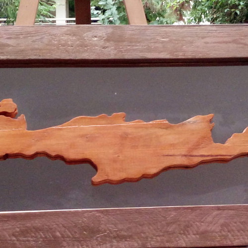Handmade mirror with Crete theme new