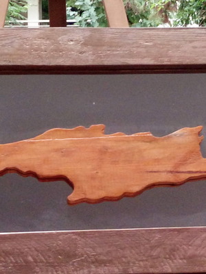 Handmade mirror with Crete theme new