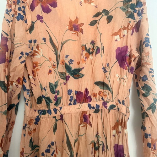 Maxi floral dress Oysho σαν καινούργιο, πολύχρωμο, one size
