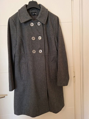 H&M women's coat like new, gray, size 40