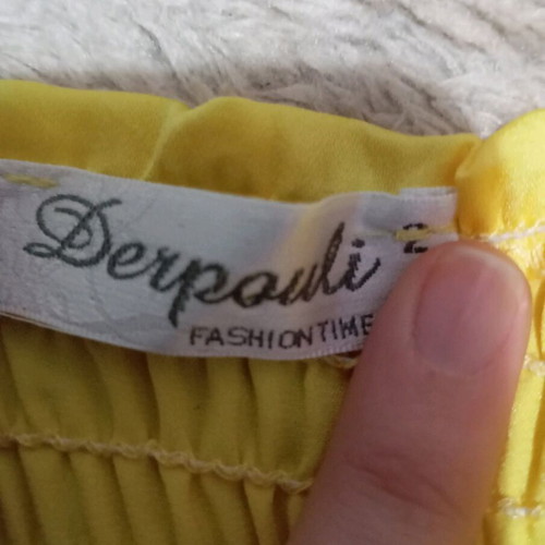 Yellow bodysuit like new, size XS/S