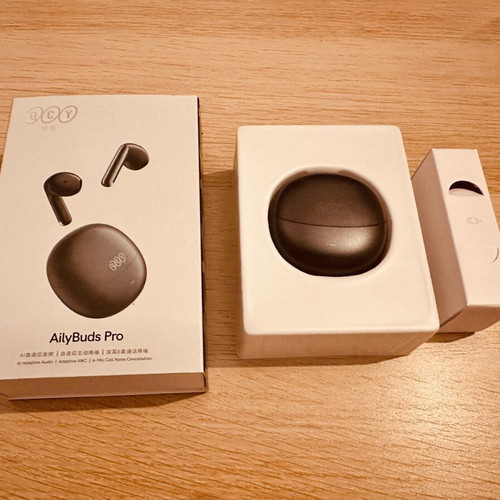 QCY AilyBuds Pro Bluetooth Handsfree Earbuds with Charging Case Black