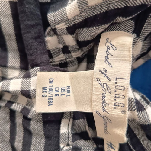 H&M L.O.G.G. men's shirt size L like new, multicolor