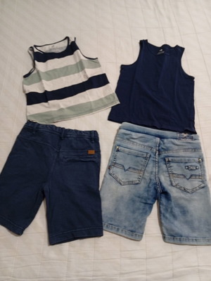 Boys' shorts pack used, Mayoral denim and Orchestra fabric, age 4-5