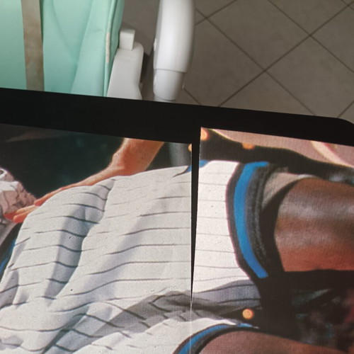 Shaquille O Neal Karl Malone double giant poster used