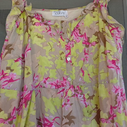 Summer dress Oris size 2XL like new, 100% cotton, ankle length