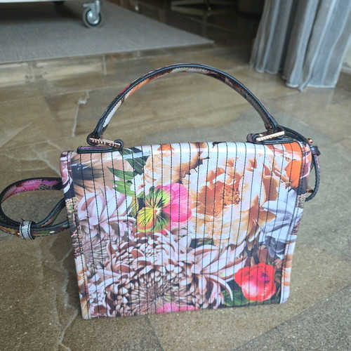 Ted Baker tote crossbody bag with short handle and long strap