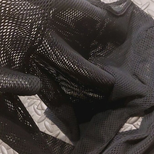 Pull&Bear black mesh crop top new