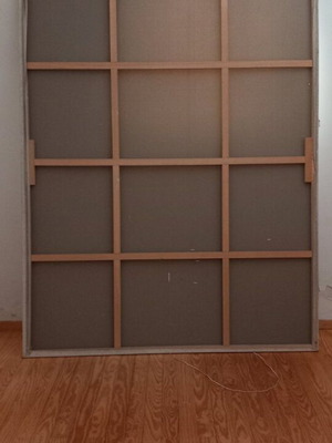 Canvas painting on stretcher 2.60 by 2.00 like new