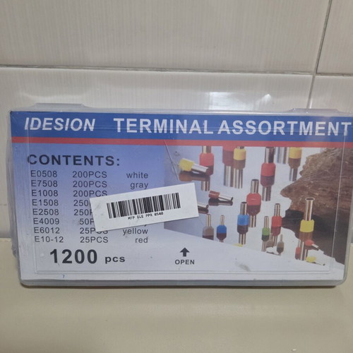IDESION Terminal Assortment 1200 insulated tube cable ferrules