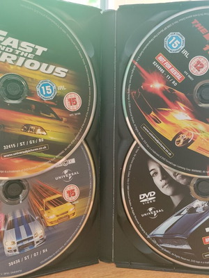 Fast and Furious DVD комплект употребяван, 1-4 με αγγλικούς υπότιτλους