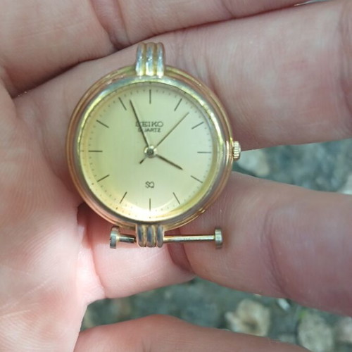 Seiko Quartz Watch gold plated, like new