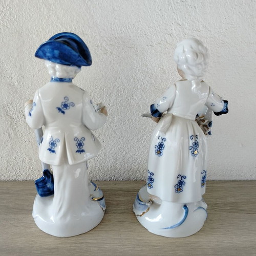 Vintage porcelain figurines Norleans Japan used, set of 2