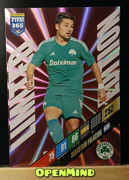 SEBASTIAN PALACIOS LIMITED FIFA 365 2024 ADRENALYN XL ΠΑΝΑΘΗΝΑΪΚΟΣ
