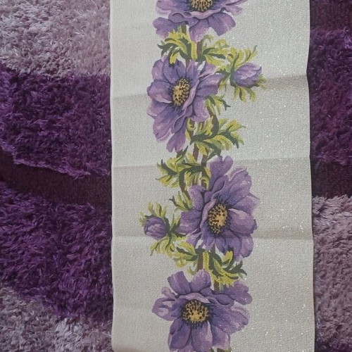 Unstitched Flower Embroidery with Threads