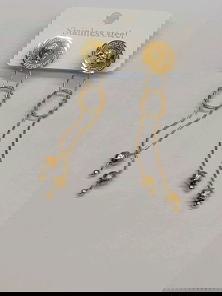 earrings from stainless steel