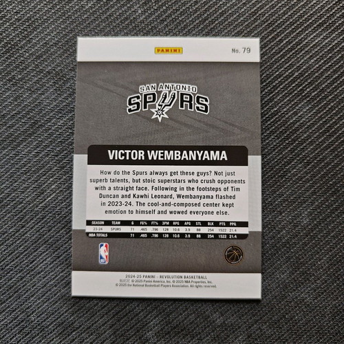Base card Victor Wembanyama Revolution NBA 24/25 new