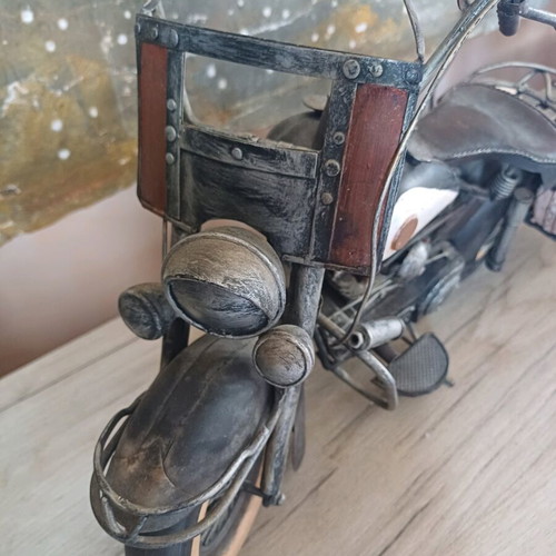 Decorative vintage motorcycle used 45cm, handmade metal