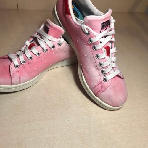 Stan Smith shoes used, fabric, size 38, white pink