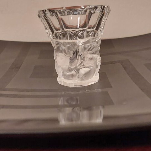 Halama Montmartre Art Deco crystal mini vases set of 2