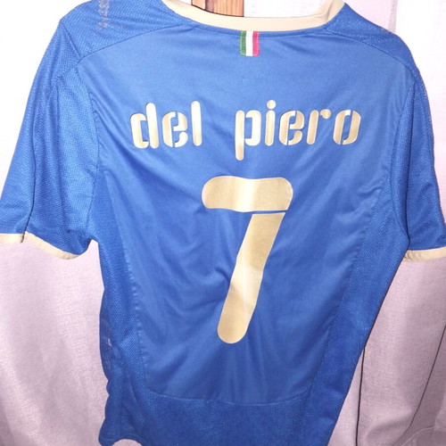 Del Piero Italy jersey used, medium size