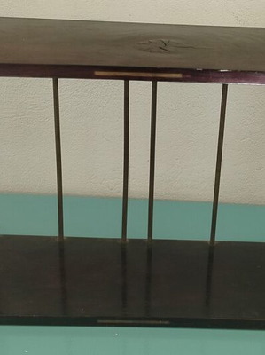 Wooden interwar shelf used with minor wear