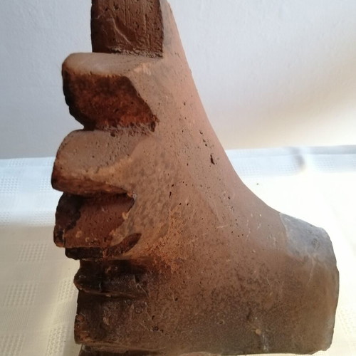 Akrokeramo used, rare 1920s decorative architectural ornament