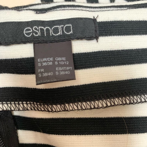 Esmara dress new, black and white, size S, loose fit