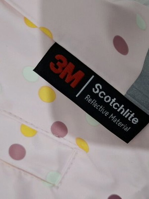 Waterproof jacket used size 4, pink