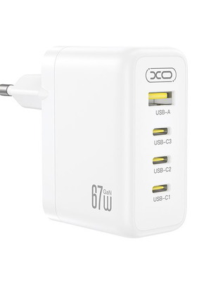 XO CE39 Universal φορτιστής GaN με 4 εξόδους 67W
