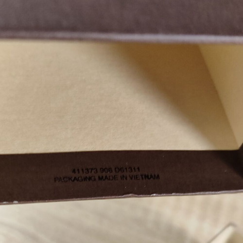 Louis Vuitton small empty box used 9.5 x 9.5 x 6 cm