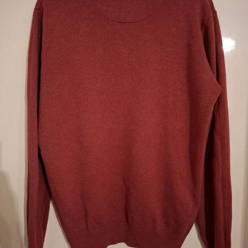 Funky Buddha men's thin sweater like new, orange-red, size L