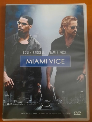 Miami Vice DVD like new, action crime thriller with subtitles