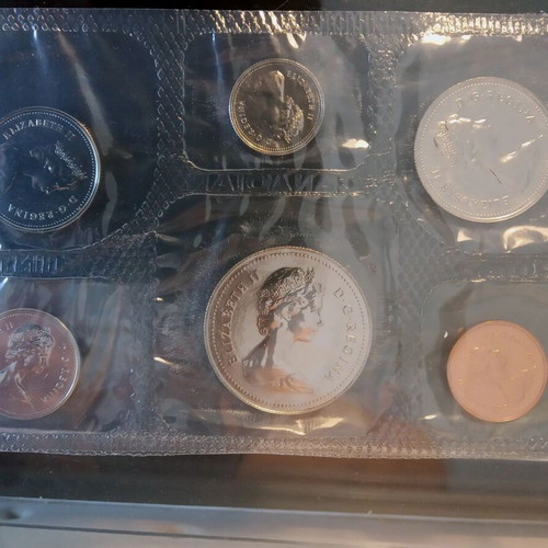 Set of 6 Royal Canadian Mint 1979 coins new