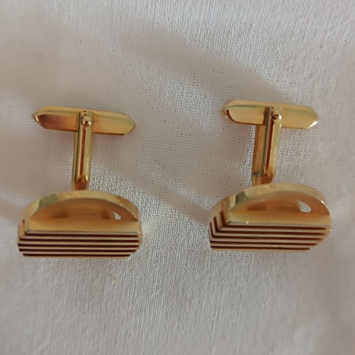 Cufflinks vintage, like new, gold color