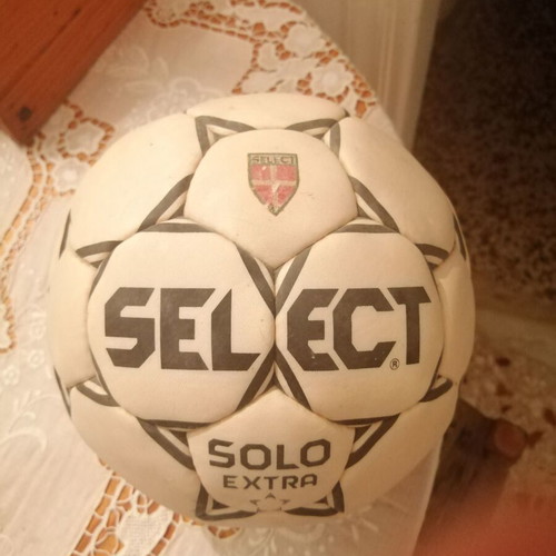 Select soccer ball from the 90s, new, for collection or decoration