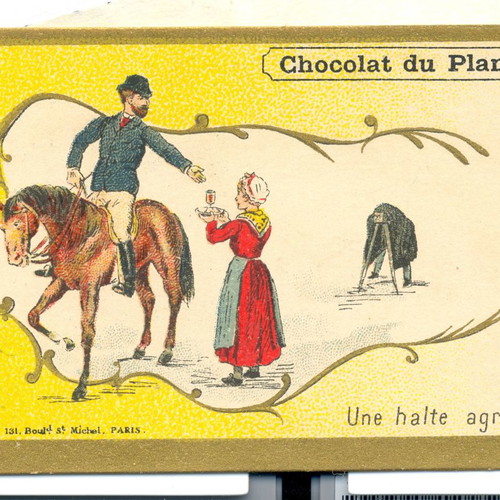 Authentic lithographic advertising cards, pack of 10