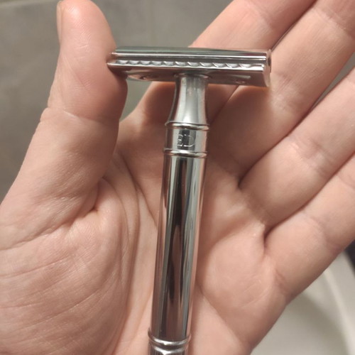 Edwin Jagger Chrome DE89BL double edge safety razor like new