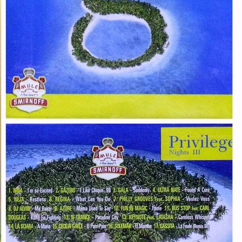 Privilege Nights III CD new from Smirnoff with 17 tracks