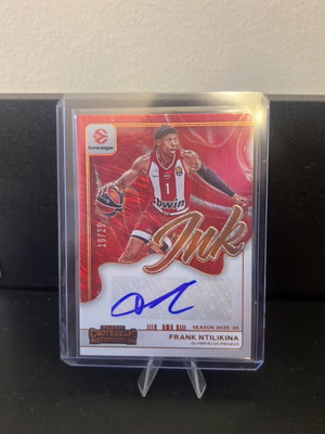 Frank Ntilikina /25 Auto Euroleague Contenders Olympiakos card