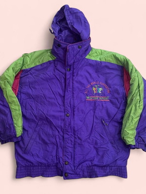 Skiss Ski Jacket Vintage color block, size M, like new, 90s retro