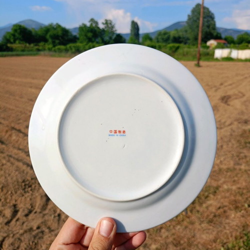 Vintage dessert plates like new, set of 7 pieces
